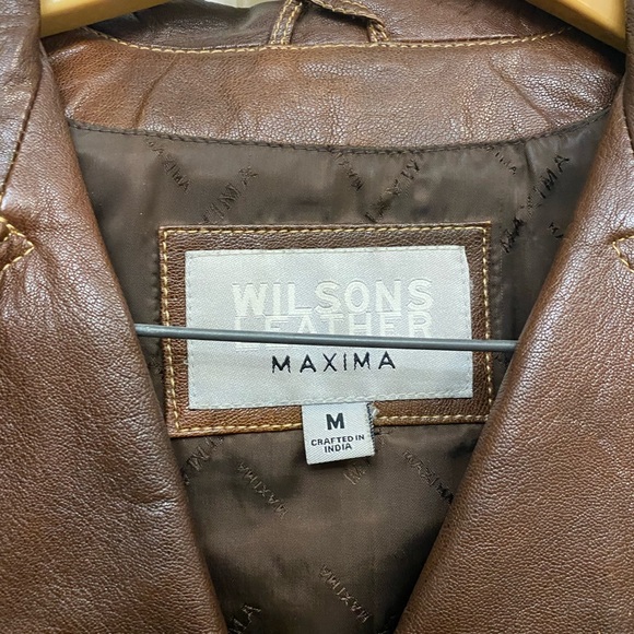 Vintage Longline Leather Coat - Picture 5 of 6